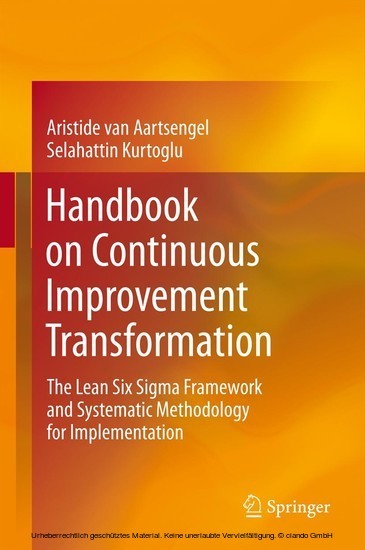 Handbook on Continuous Improvement Transformation