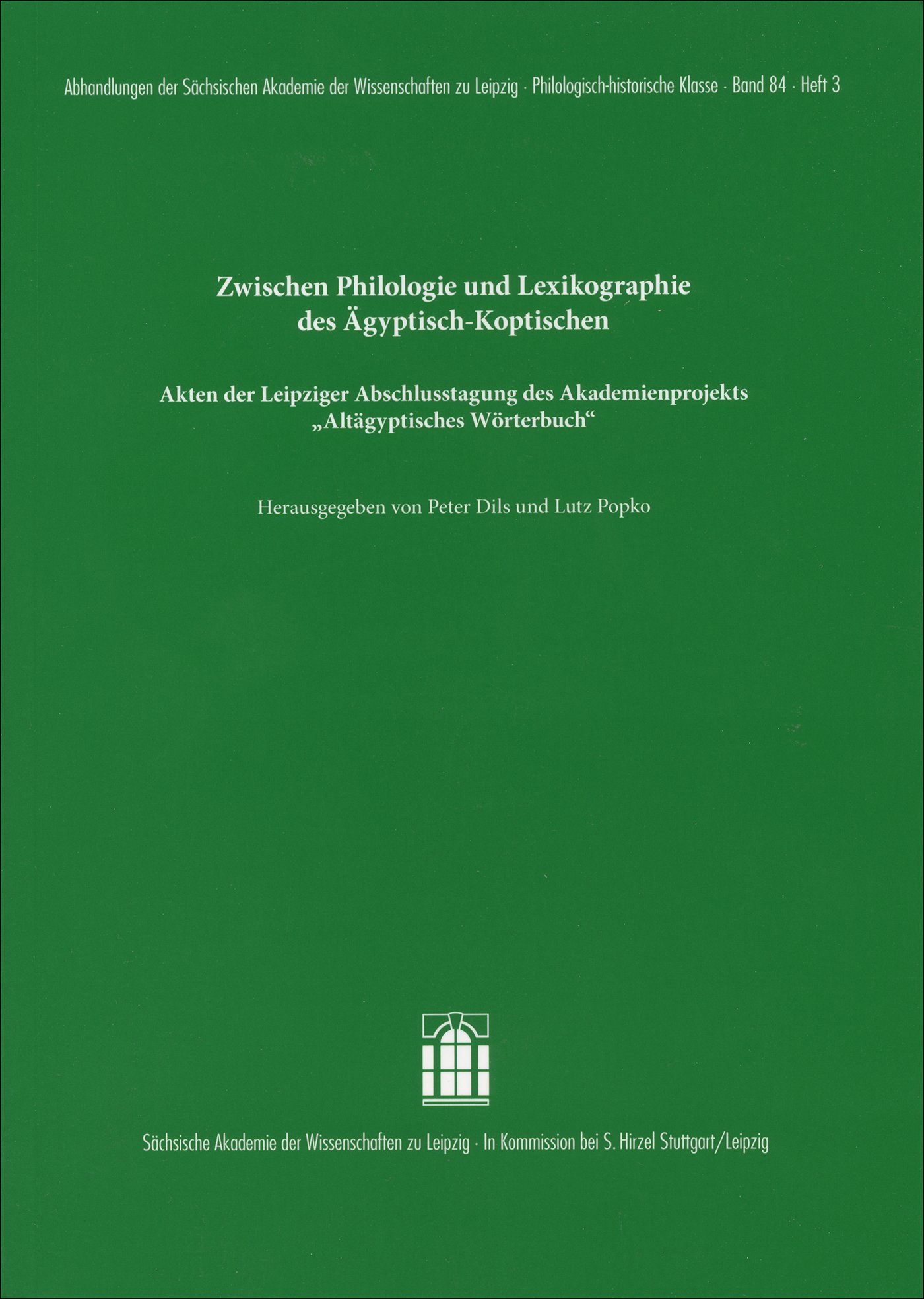 Zwischen Philologie und Lexikographie des Ägyptisch-Koptischen