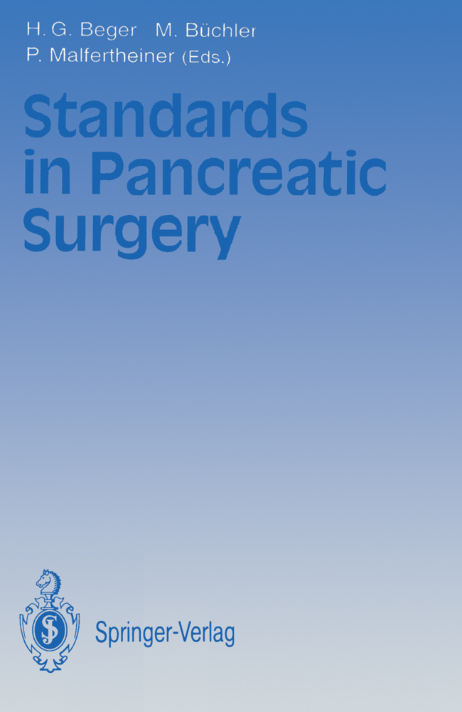 Standards in Pancreatic Surgery