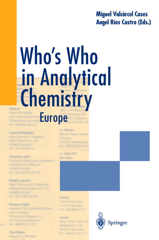 Who's Who in Analytical Chemistry