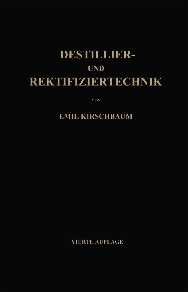 Destillier- und Rektifiziertechnik