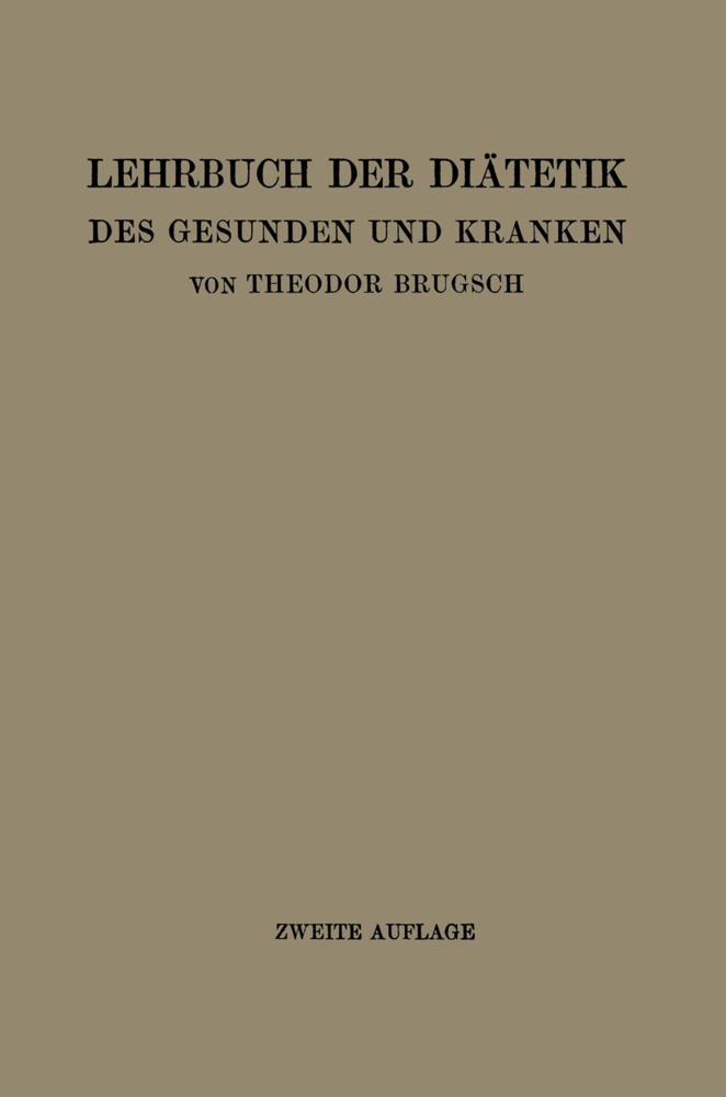 Lehrbuch der Diätetik des Gesunden und Kranken