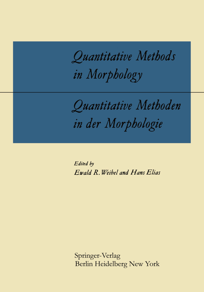 Quantitative Methods in Morphology / Quantitative Methoden in der Morphologie