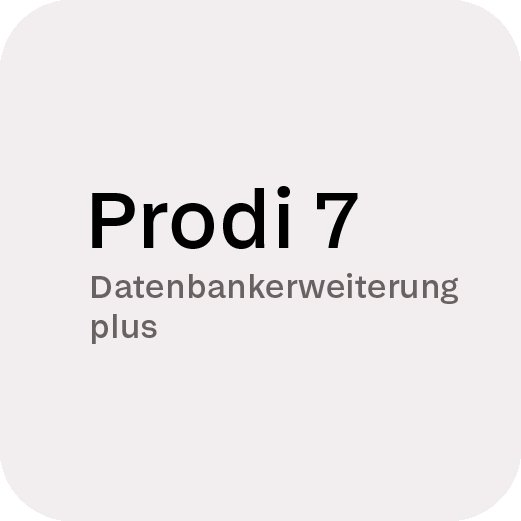 PRODI 7 Datenbankerweiterung plus