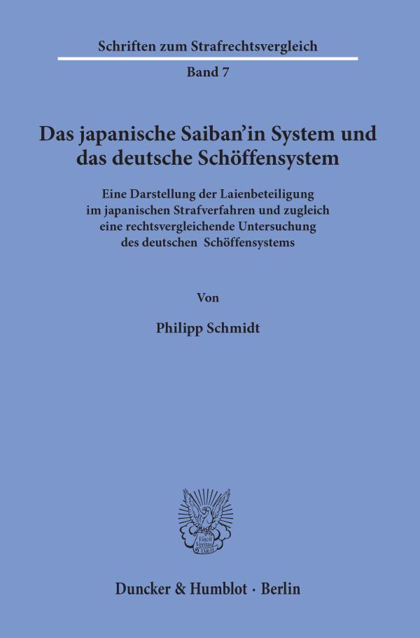 Das japanische Saiban'in System und das deutsche Schöffensystem.