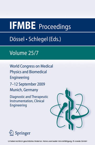 World Congress on Medical Physics and Biomedical Engineering September 7 - 12, 2009 Munich, Germany. Vol. 25/VII