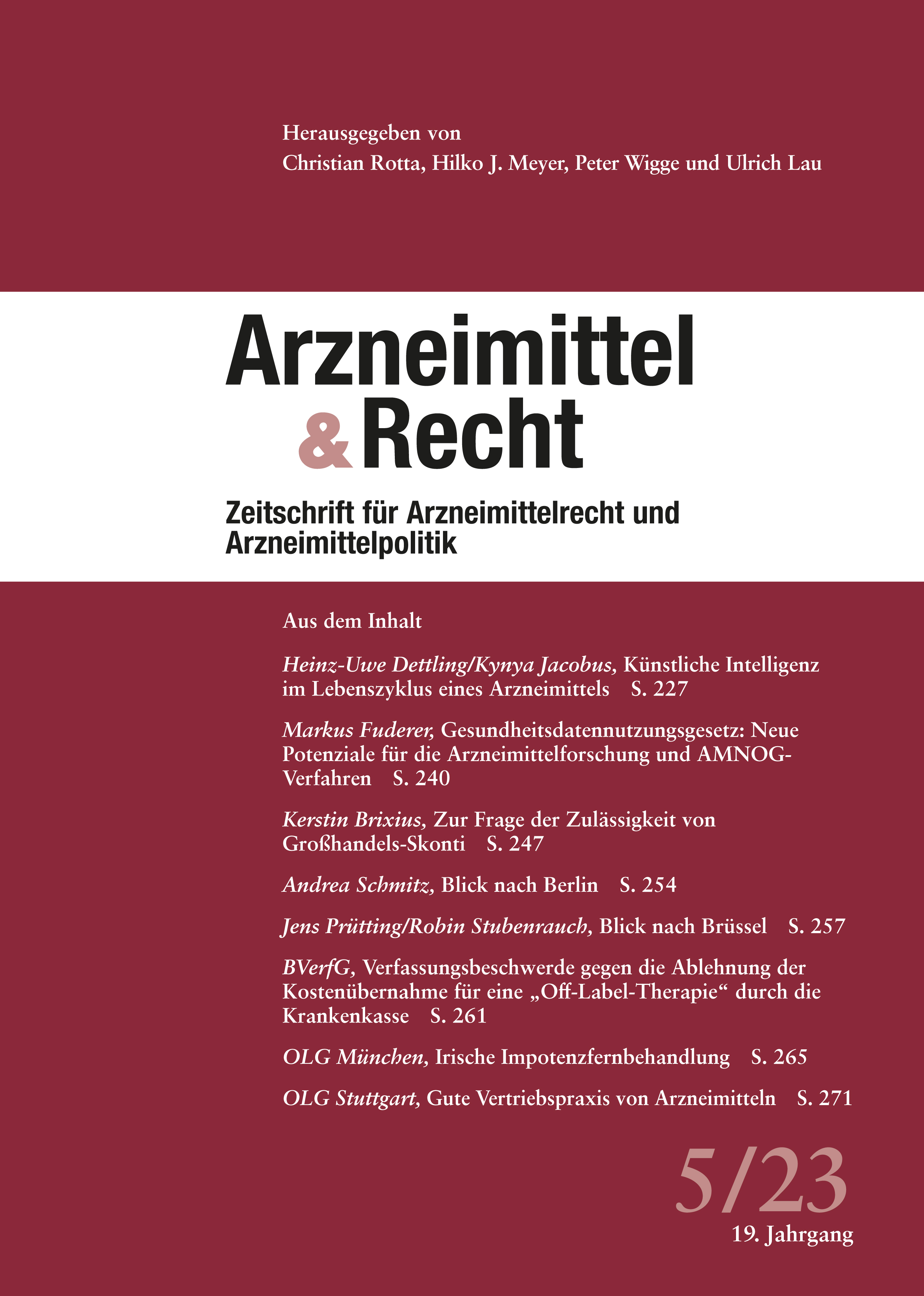 Arzneimittel & Recht