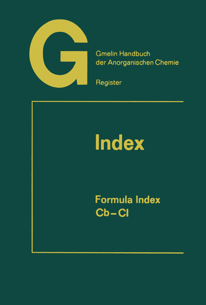 Gmelin Handbuch der Anorganischen Chemie