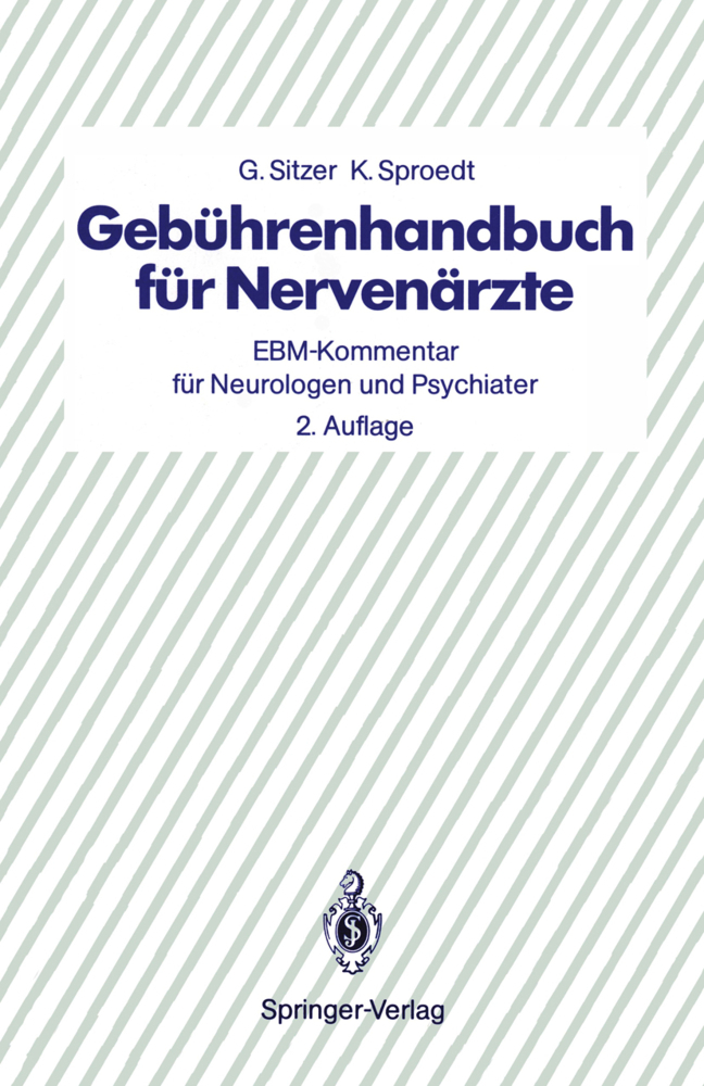 Gebührenhandbuch für Nervenärzte