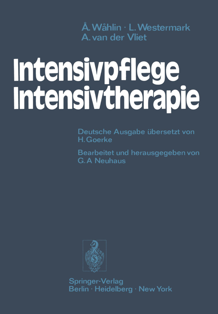 Intensivpflege - Intensivtherapie