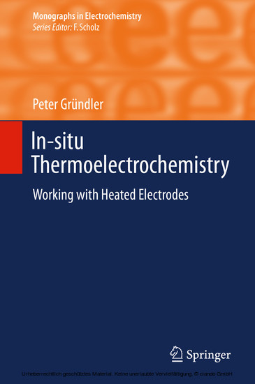 In-situ Thermoelectrochemistry