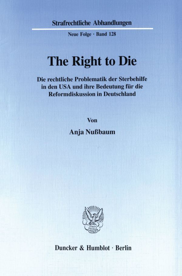 The Right to Die.