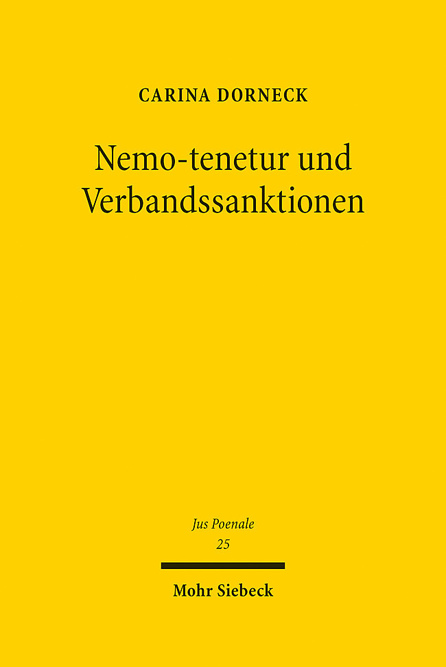 Nemo-tenetur und Verbandssanktionen