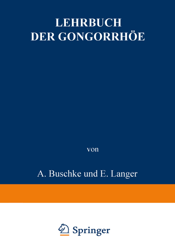 Lehrbuch der Gonorrhöe