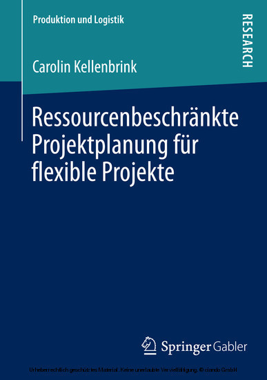 Ressourcenbeschränkte Projektplanung für flexible Projekte