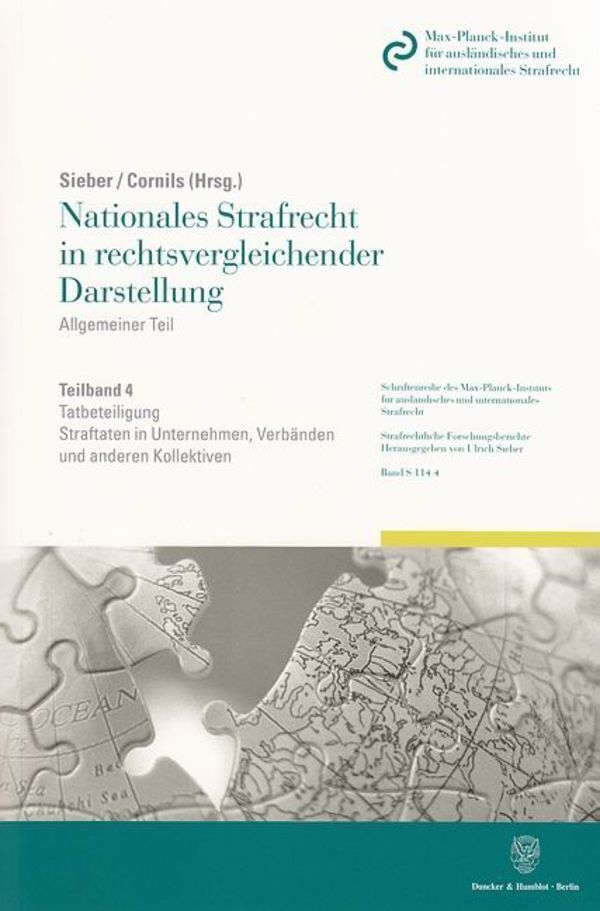Nationales Strafrecht in rechtsvergleichender Darstellung.. Bd.4