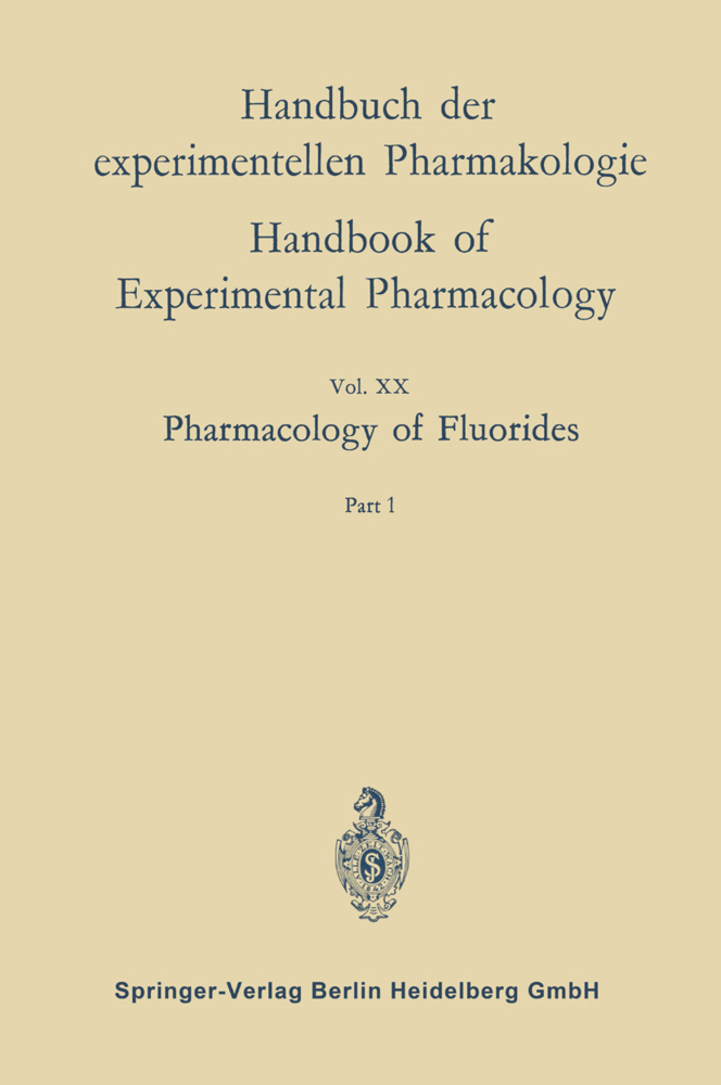Pharmacology of Fluorides
