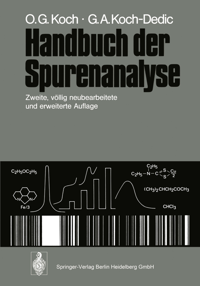 Handbuch der Spurenanalyse, 3 Tle.