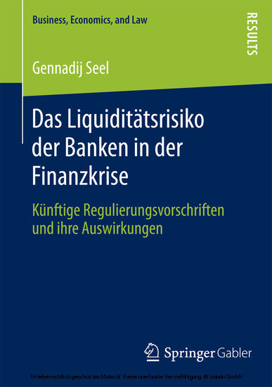 Das Liquiditätsrisiko der Banken in der Finanzkrise