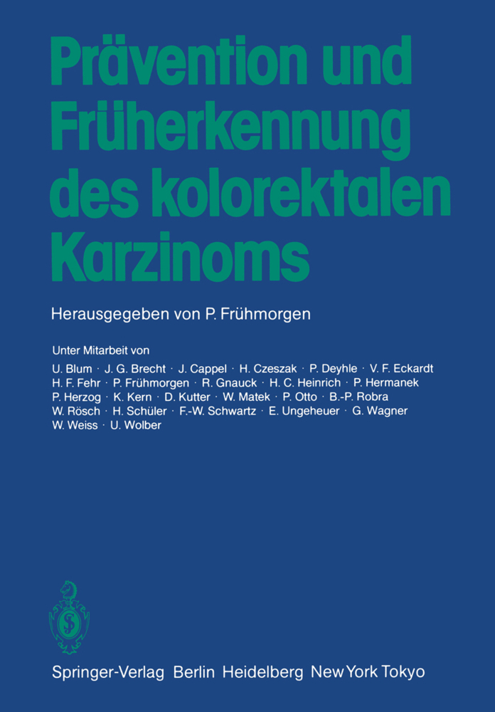 Prävention und Früherkennung des kolorektalen Karzinoms