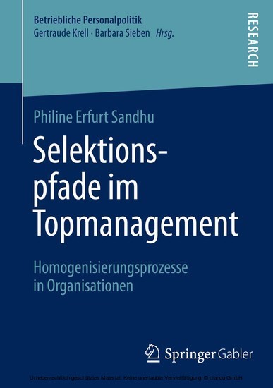 Selektionspfade im Topmanagement