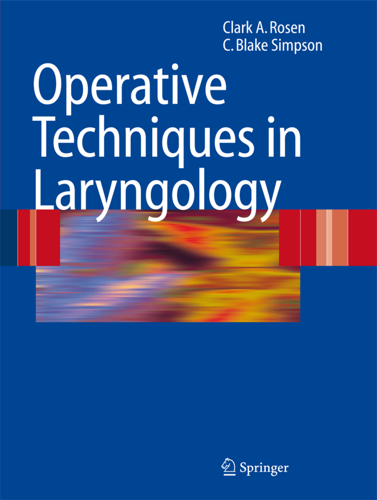 Operative Techniques in Laryngology, w. DVD