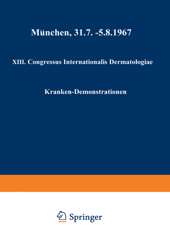 XIII. Congressus Internationalis Dermatologiae