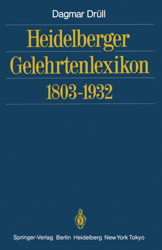 Heidelberger Gelehrtenlexikon 1803-1932