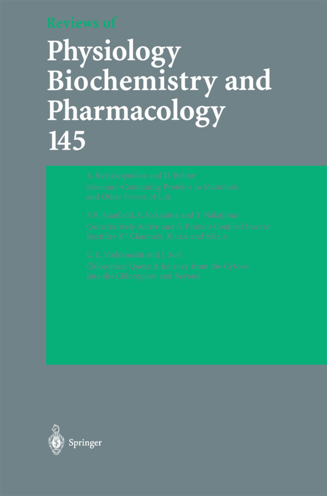 Reviews of Physiology, Biochemistry and Pharmacology. Vol.145