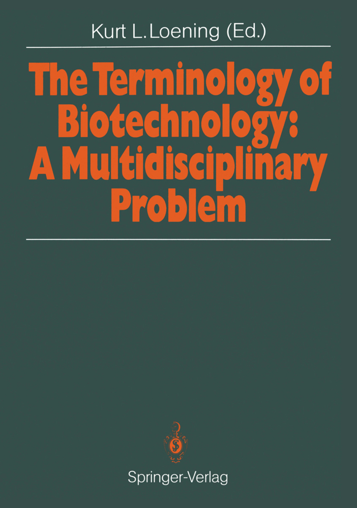 The Terminology of Biotechnology: A Multidisciplinary Problem