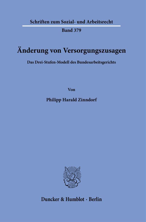 Änderung von Versorgungszusagen.