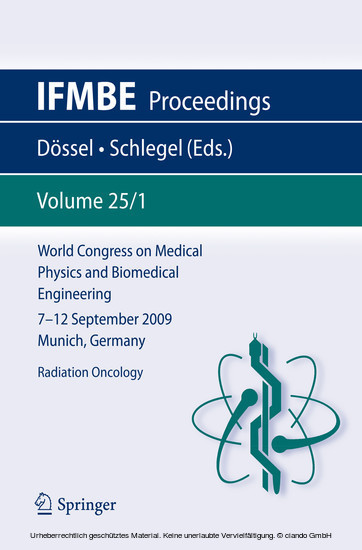 World Congress on Medical Physics and Biomedical Engineering September 7 - 12, 2009 Munich, Germany. Vol. 25/I