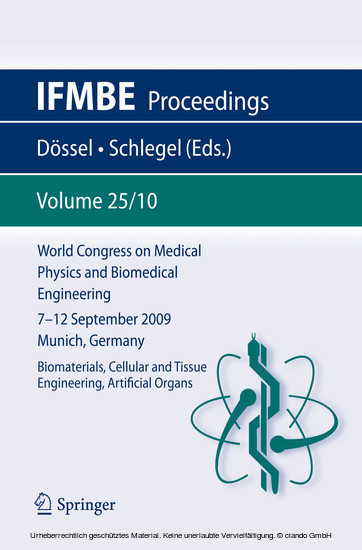 World Congress on Medical Physics and Biomedical Engineering September 7 - 12, 2009 Munich, Germany. Vol.25/10