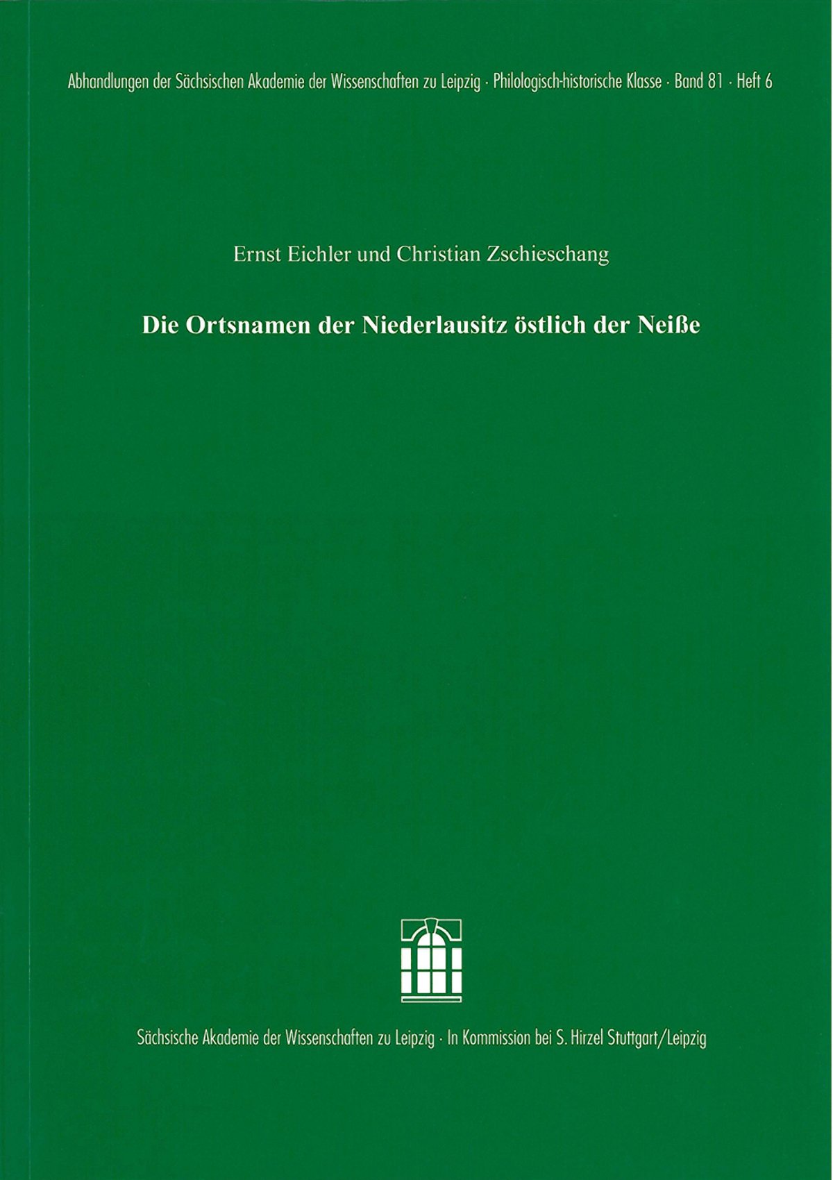 Die Ortsnamen der Niederlausitz östlich der Neiße