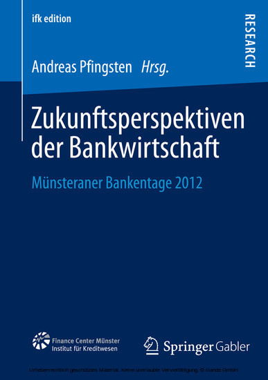 Zukunftsperspektiven der Bankwirtschaft
