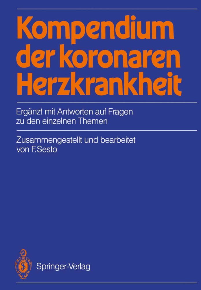 Kompendium der koronaren Herzkrankheit