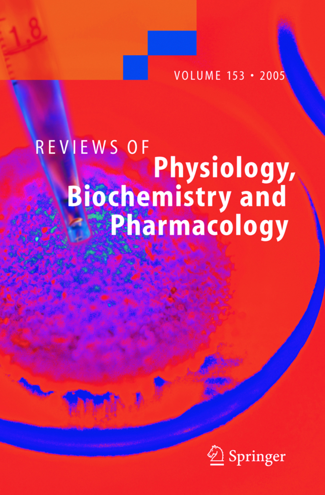 Reviews of Physiology, Biochemistry and Pharmacology 153. Vol.153