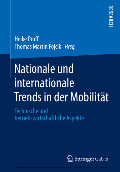 Nationale und internationale Trends in der Mobilität