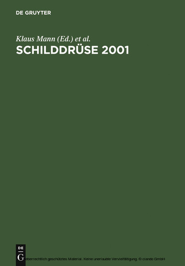 Schilddrüse 2001