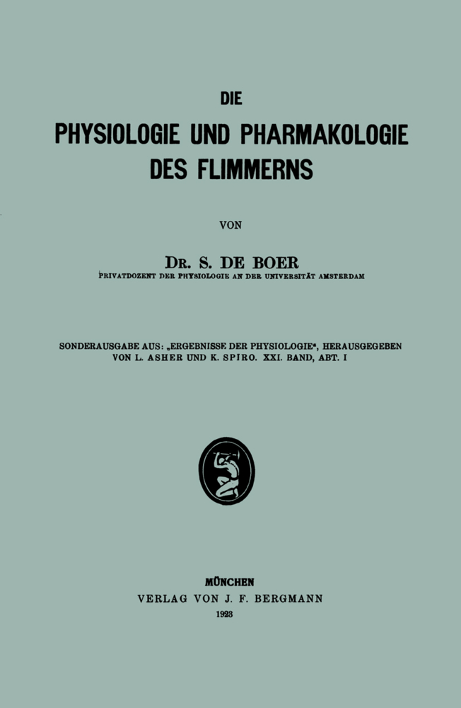 Die Physiologie und Pharmakologie des Flimmerns