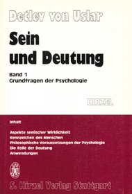 Sein und Deutung