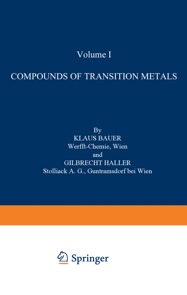 Compounds of Transition Metals, 2 Teile