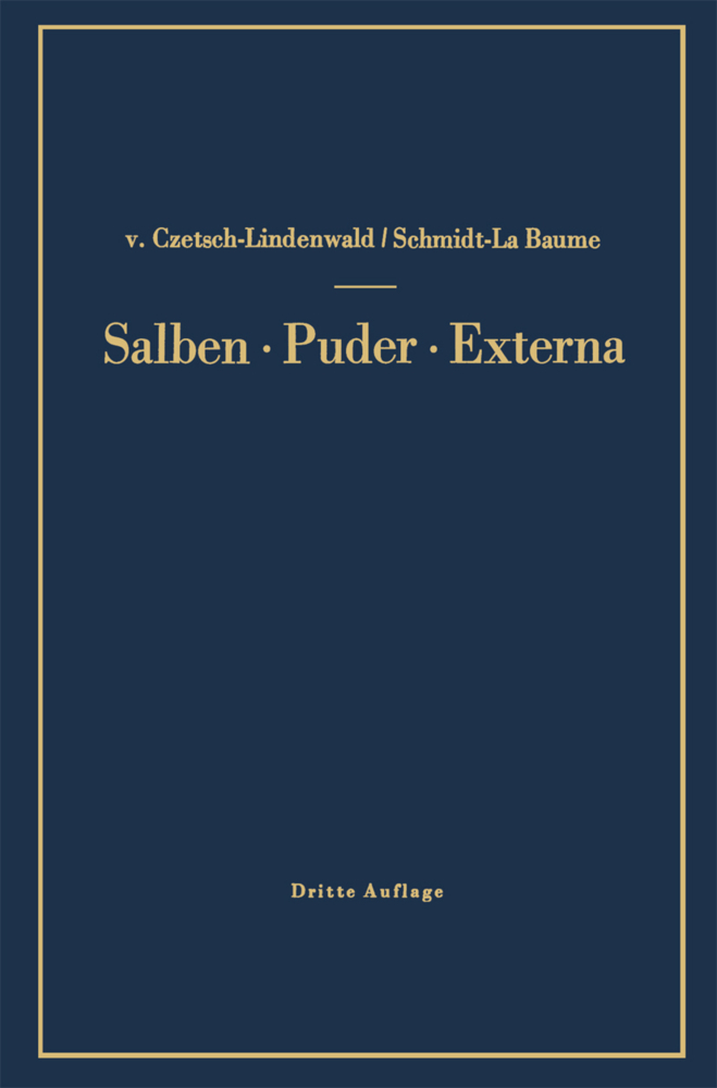 Salben · Puder · Externa