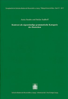 Kontrast als eigenständige grammatische Kategorie des Deutschen