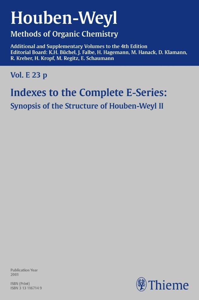 Houben-Weyl Methods of Organic Chemistry Vol. E 23p, 4th Edition Supplement