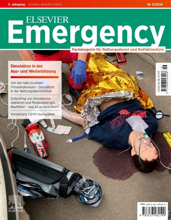 ELSEVIER Emergency. Simulation in der Aus- und Weiterbildung. 6/2024: Fachmagazin für Rettungsdienst und Notfallmedizin