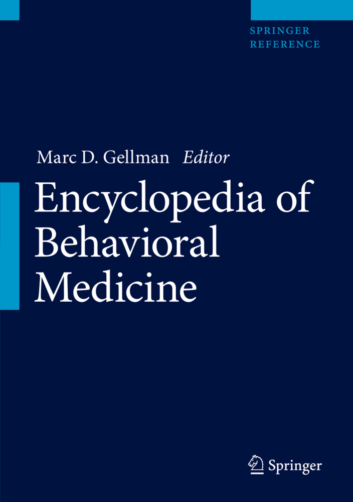Encyclopedia of Behavioral Medicine, 3 Teile