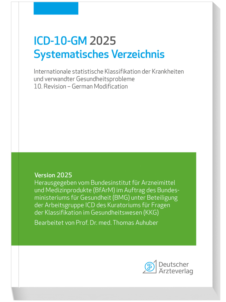 ICD-10-GM 2025 Systematisches Verzeichnis