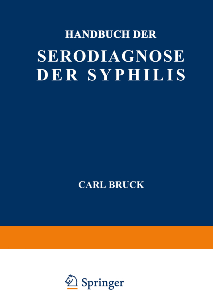 Handbuch der Serodiagnose der Syphilis