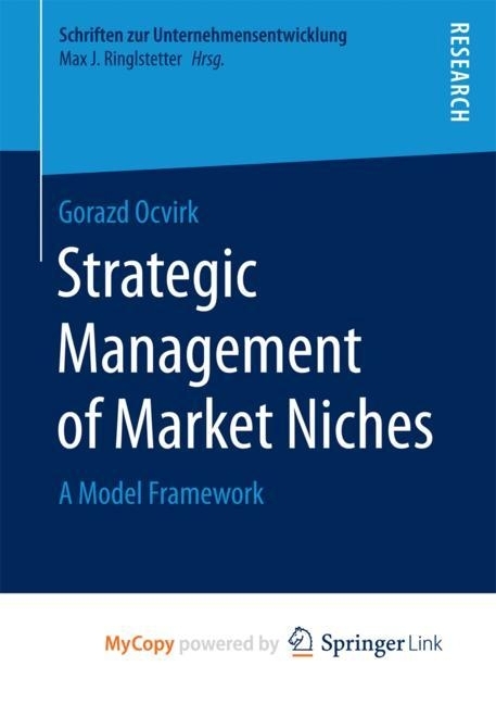 Strategic Management of Market Niches